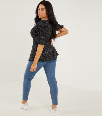 Quiz polka hot sale dot top