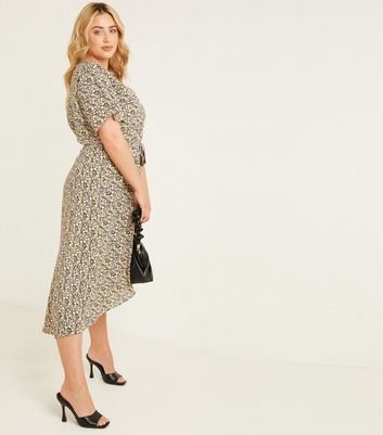 quiz belted midi dress