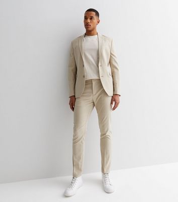 Cream shop tailored jacket