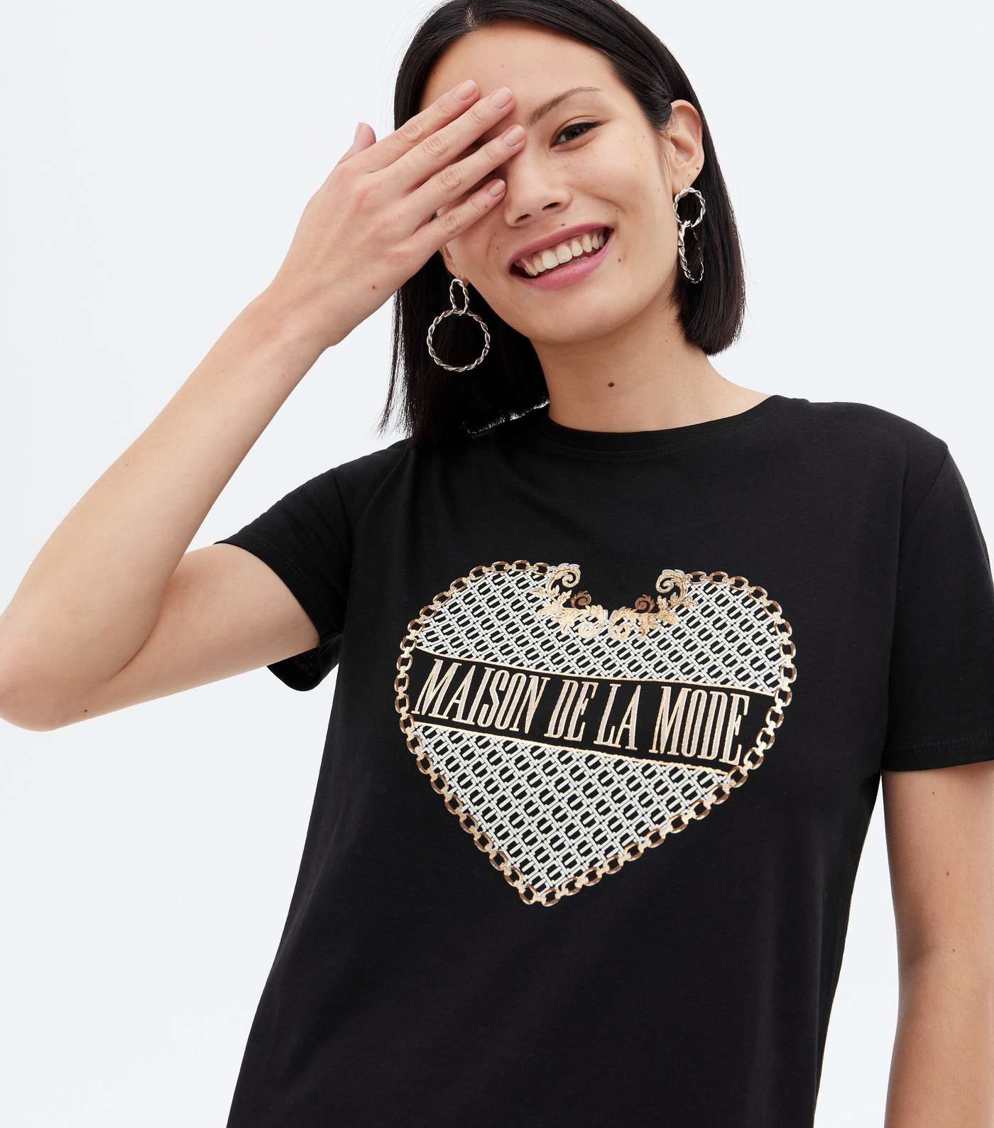 Black Heart Maison De La Mode Logo T-Shirt