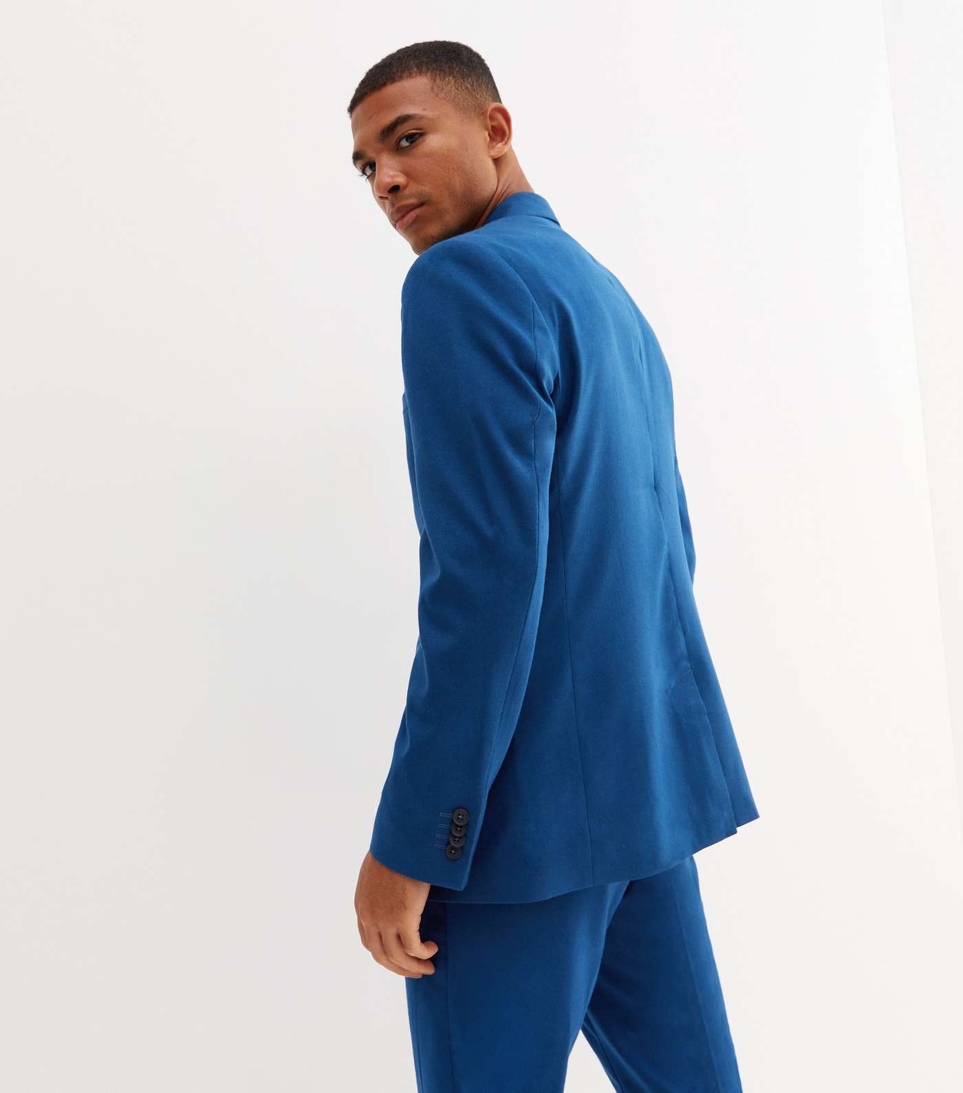 Indigo Slim Suit Jacket | New Look