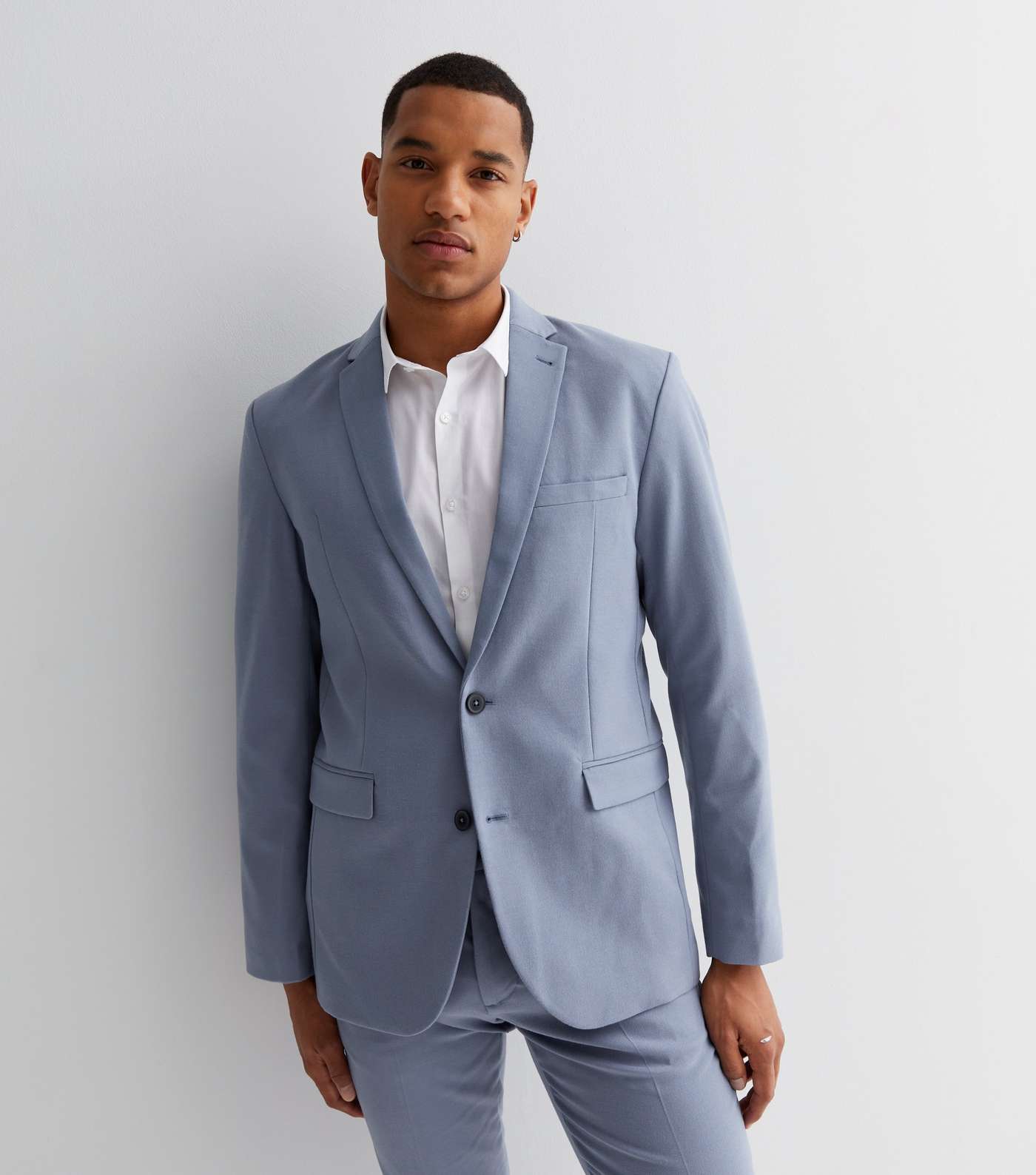 Bright Blue Slim Fit Suit Jacket | New Look