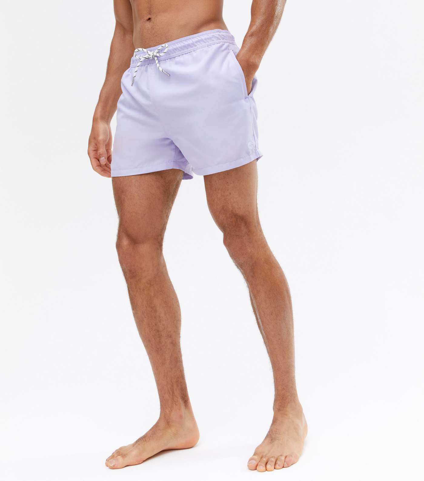 Lilac Regular Length Swim Shorts Image 2