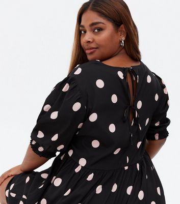 Glamorous curve polka on sale dot midi dress