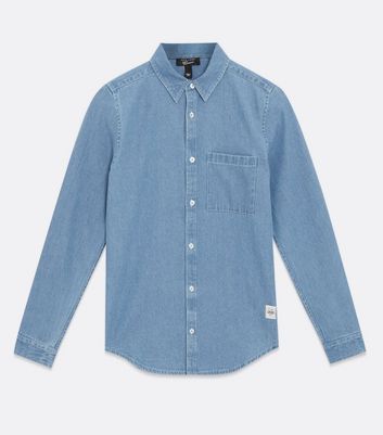 Boys long deals sleeve denim shirt