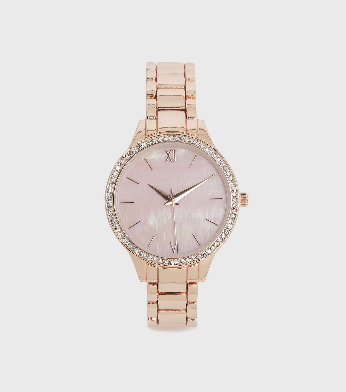 Rose Gold Diamanté Watch