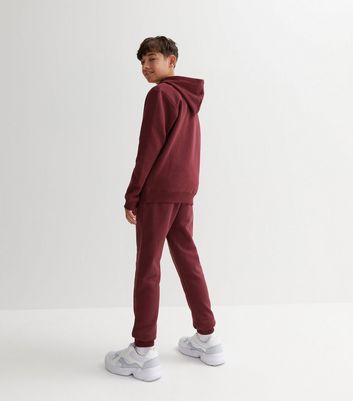 Burgundy hoodie 2025 for boys