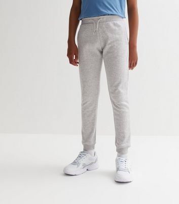 Hype Hype boys Light Grey Jersey joggers Aged 13 Years 