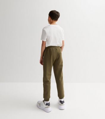 New look khaki discount joggers