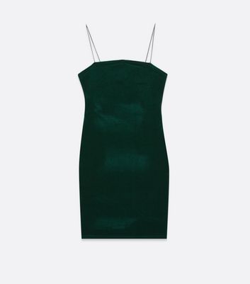 deep green velvet dress