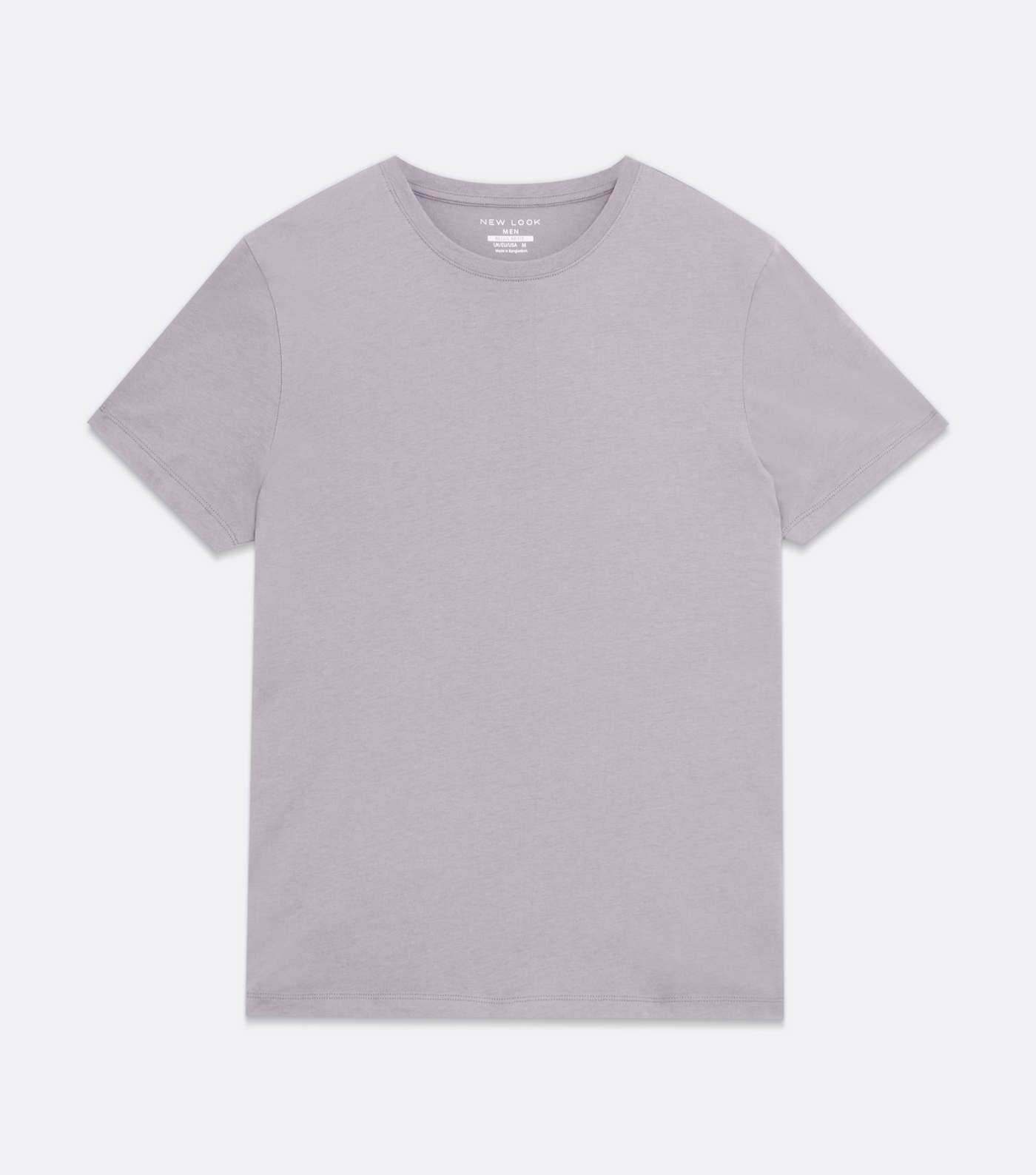 Purple Short Sleeve Crew Neck T-Shirt Image 5