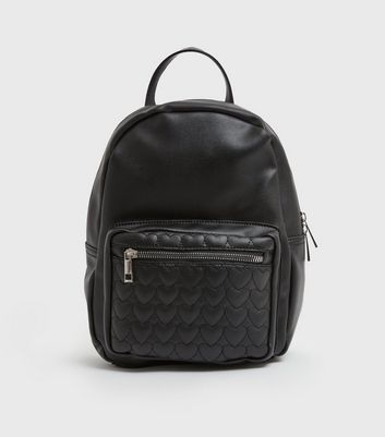 black quilted backpacks