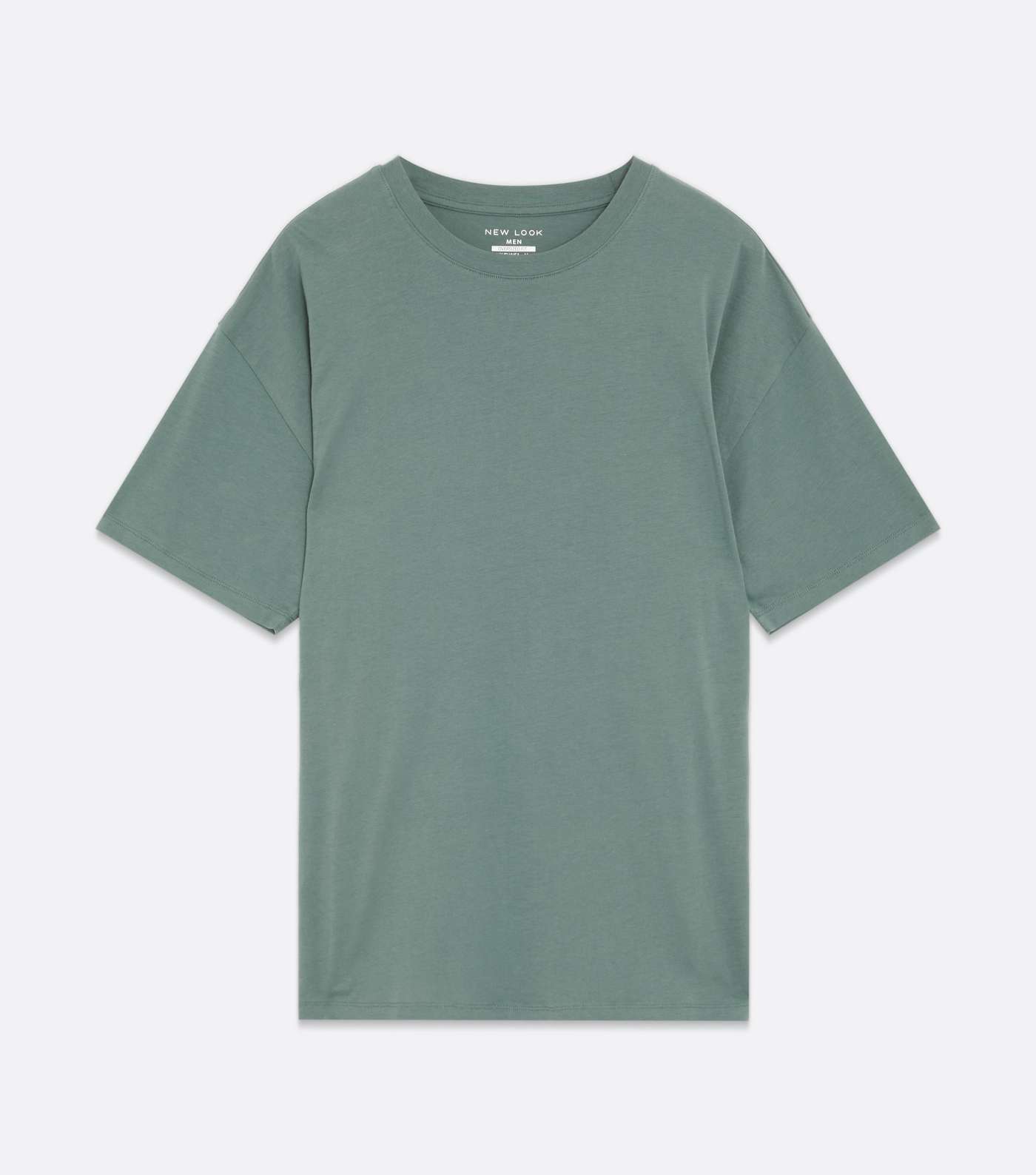 Green Short Sleeve Crew Oversized T-Shirt Image 5