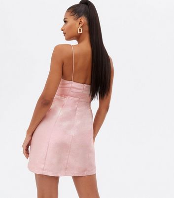 strappy glitter dress