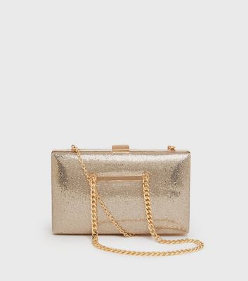 small gold clutch