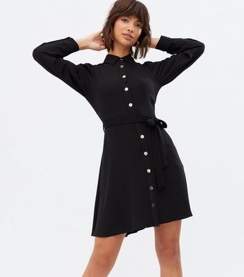 button up coat dress