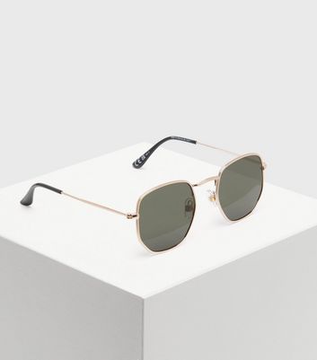 Men's Retro Browline Sunglasses - Goodfellow & Co™ Black : Target