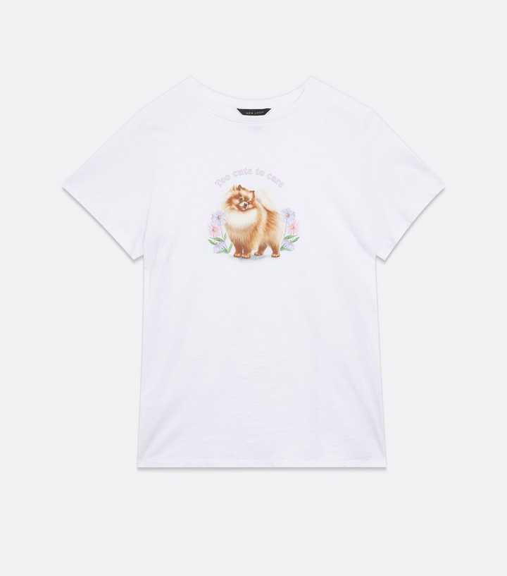 new look dog t shirt