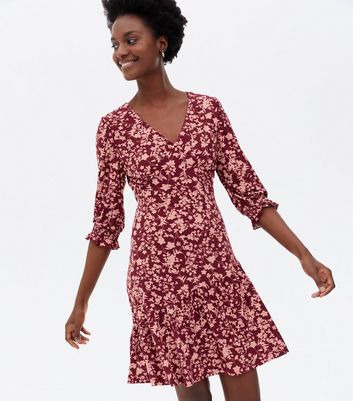 J crew floral wrap 2024 dress