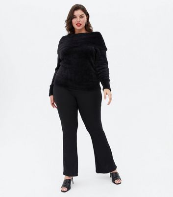 Plus size 2024 bardot jumper