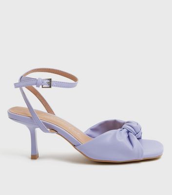 wide fit lilac heels