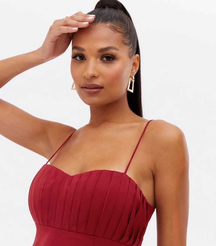 The Fabulous Red Bodycon Mini Dress -  Red bodycon mini dress, Mini dress,  Mini slip dress