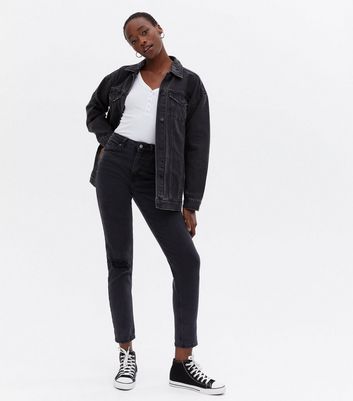 Click to view product details and reviews for Tall Black Denim Oversized Jacket New Look.