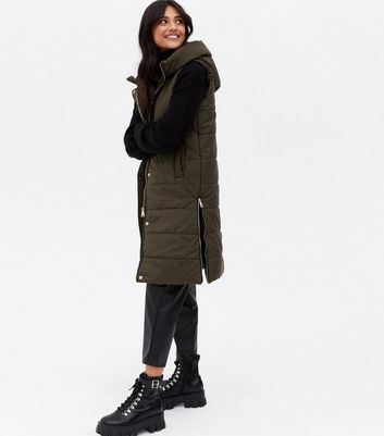 long padded gilet