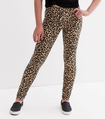KIDS ONLY Light Brown Leopard Print 