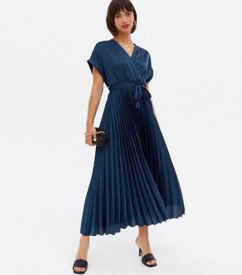 new look pleated midi dress