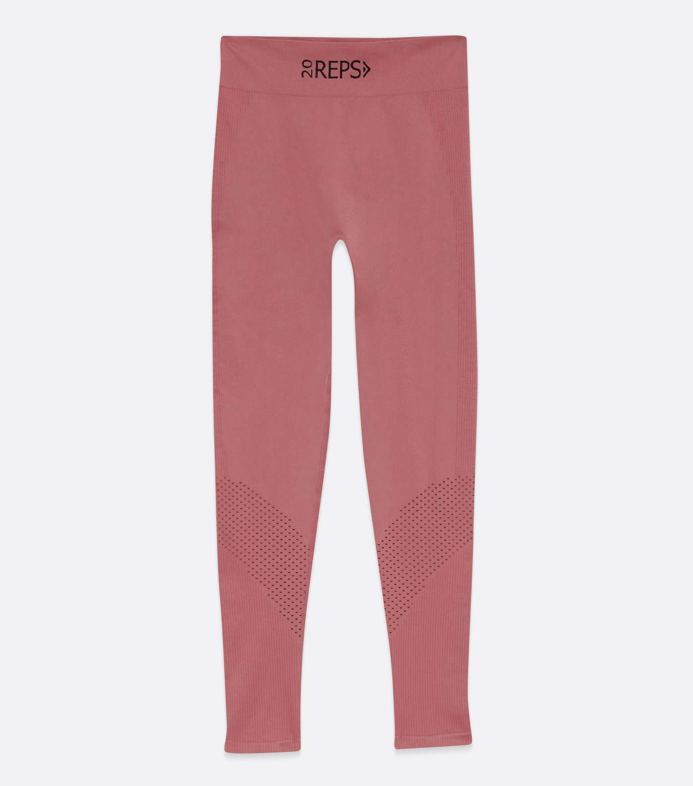 20 Reps Mid Pink Logo Sports Leggings Image 5