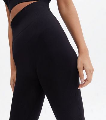 Black Seamless High Waist Sports 