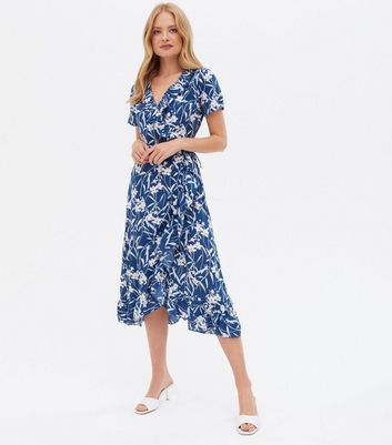 new look blue summer dress