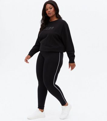 new look stripe leggings