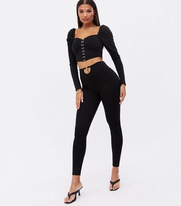 new look lace leggings