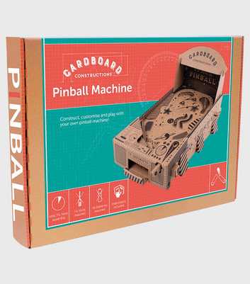Fizz Creations Brown Build Your Own Pinball Machine Set