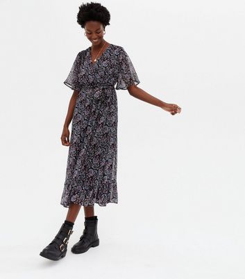 new look paisley dress