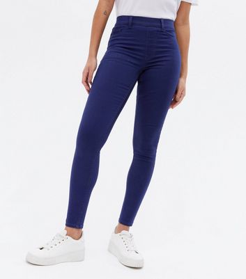 navy blue jeggings