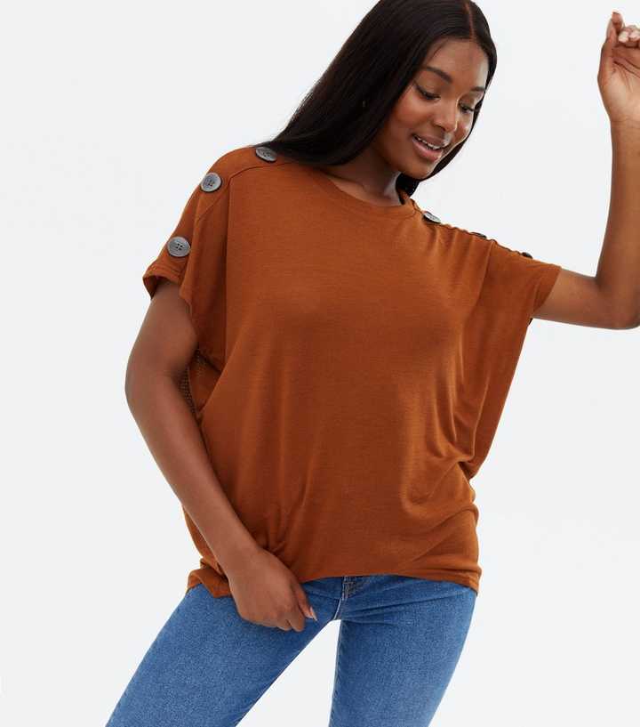 rust t shirt womens