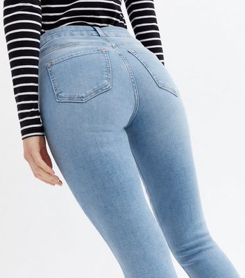 Blue Ripped High Waist Ashleigh Skinny 