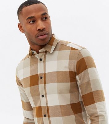 tan collared shirt