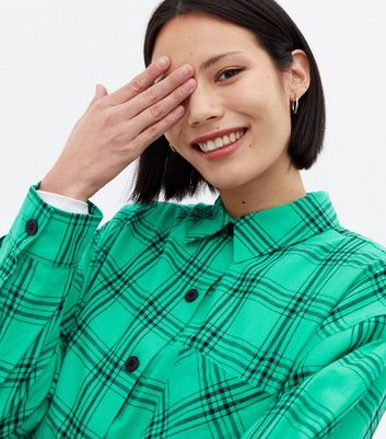 Click to view product details and reviews for Green Check Long Sleeve Overshirt New Look. Click to view product details and reviews for Green Check Long Sleeve Overshirt New Look.