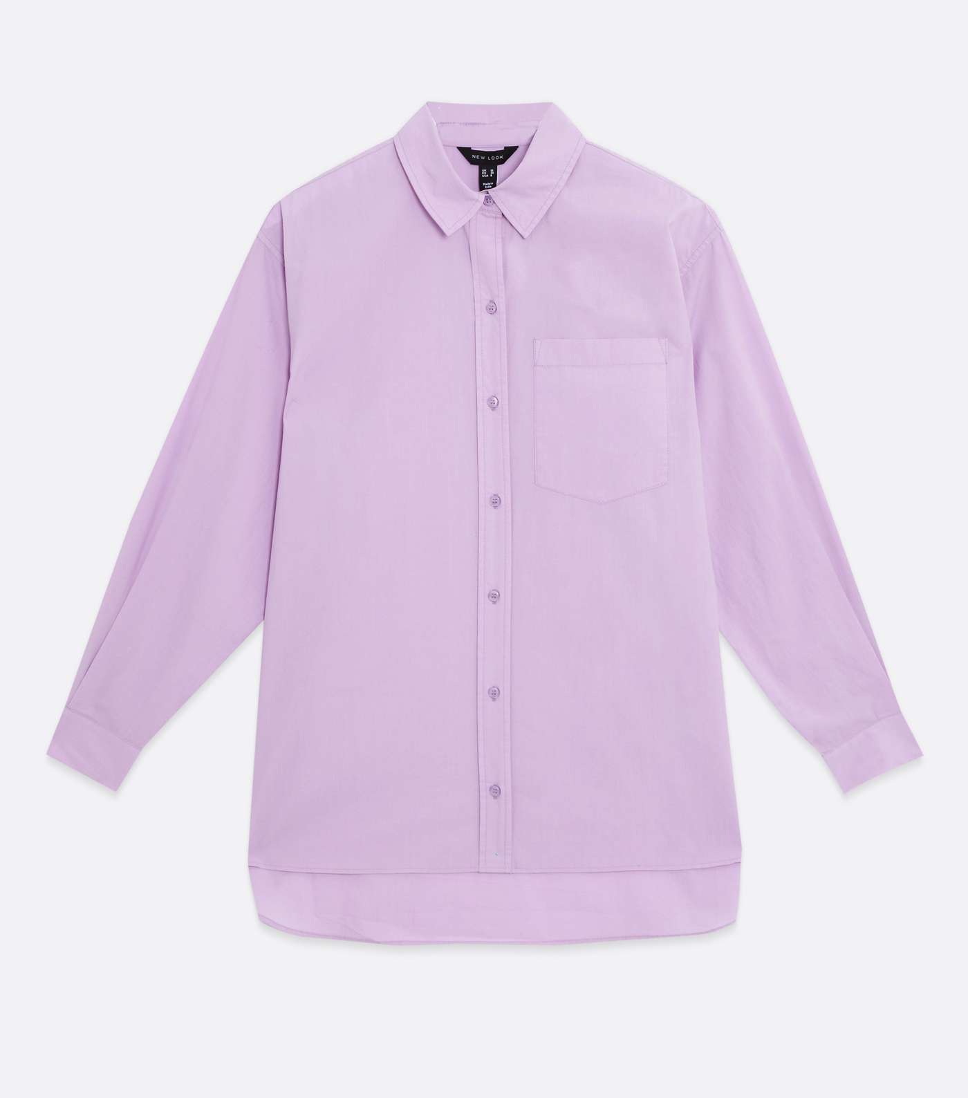 Lilac Long Puff Sleeve Shirt Image 5