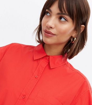 Red puff 2025 sleeve shirt