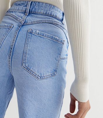 blue waist enhance tori mom jeans