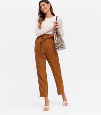 Buy Beige Solid Trousers Online  W for Woman