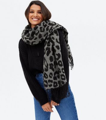 Animal print scarf deals new look