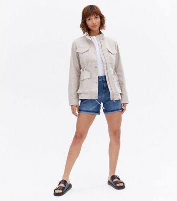 Click to view product details and reviews for Stone 4 Pocket High Neck Shacket New Look. Click to view product details and reviews for Stone 4 Pocket High Neck Shacket New Look.