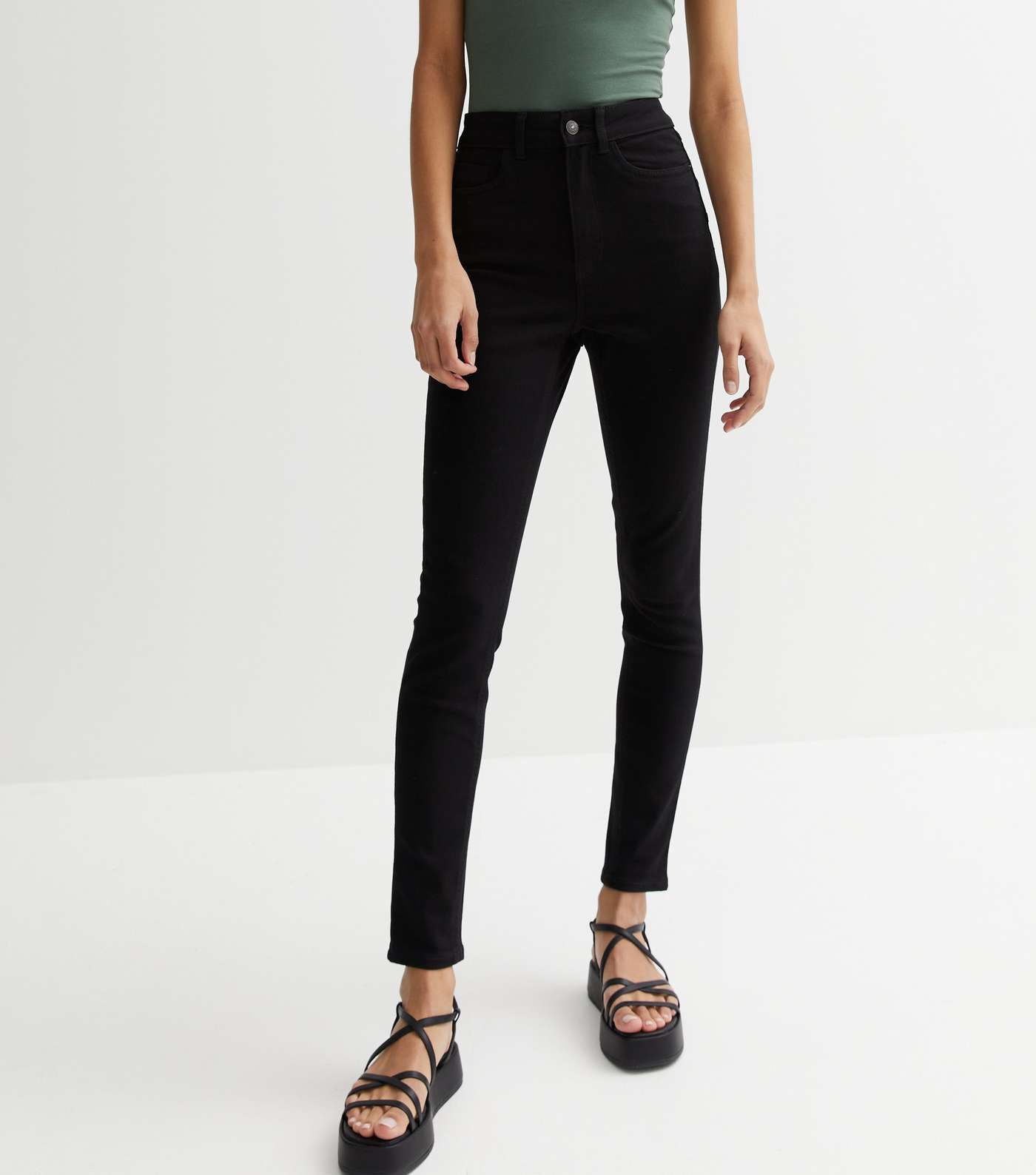 Stay Black Lift & Shape Jenna Skinny Jeans Image 2