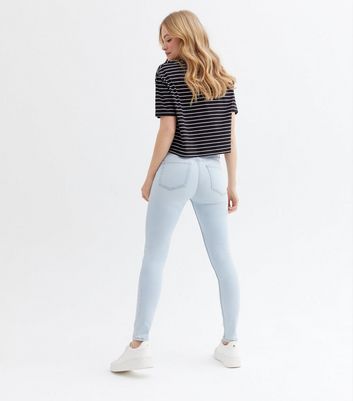 Damen Bekleidung Pale Blue High Waist Ashleigh Skinny Jeans